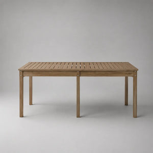 Tavolo da esterno in legno, 150 × 90 × 74 cm